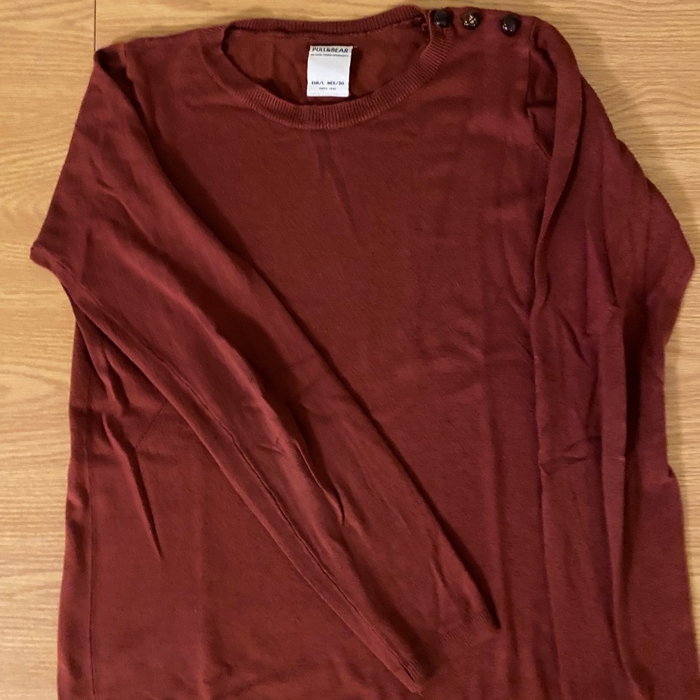 Burgundy sweater